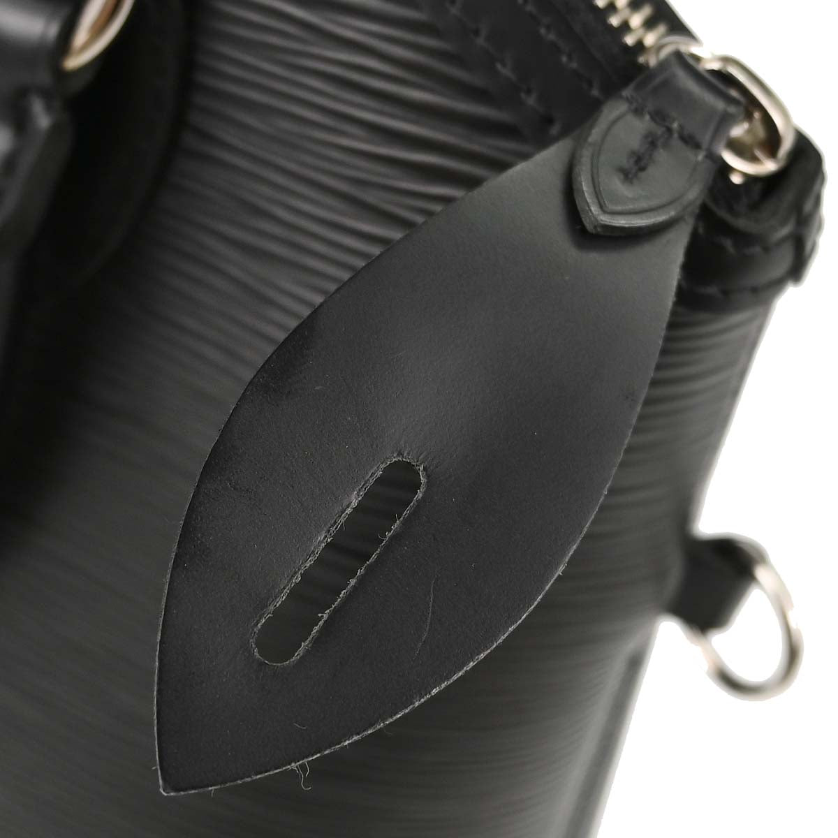 Louis Vuitton Black Epi Lockit PM Tote Handbag M42292
