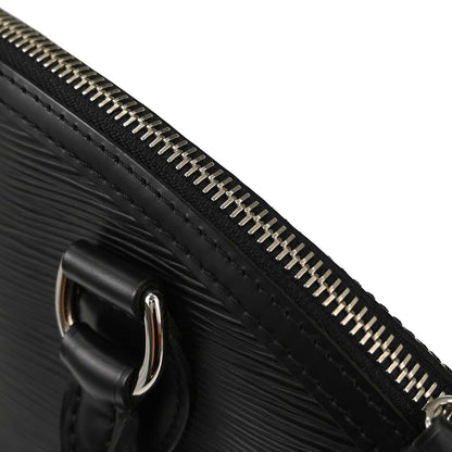 Louis Vuitton Black Epi Lockit PM Tote Handbag M42292