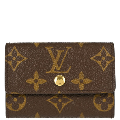 Louis Vuitton Monogram Porte Monnaie Plat Coin Case Wallet M61930