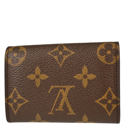 Louis Vuitton Monogram Porte Monnaie Plat Coin Case Wallet M61930