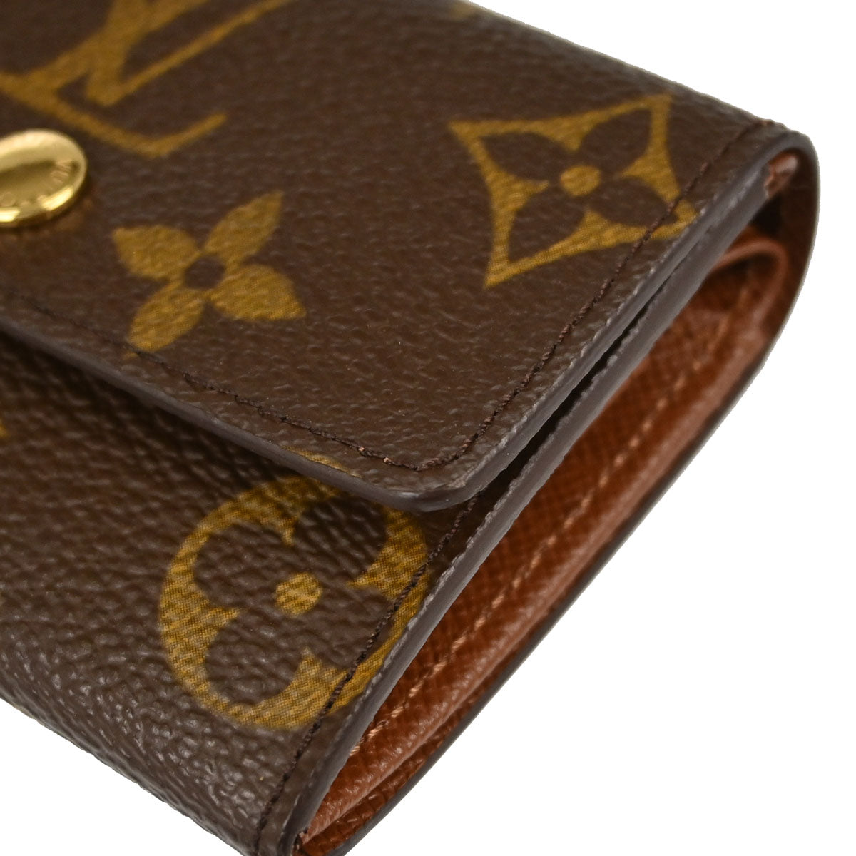 Louis Vuitton Monogram Porte Monnaie Plat Coin Case Wallet M61930