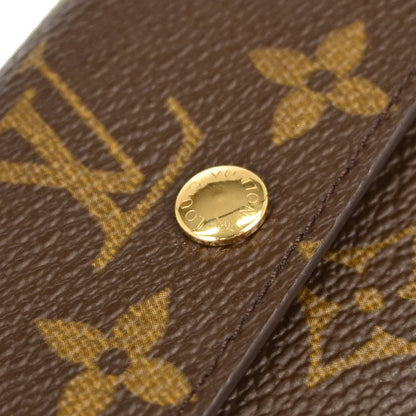 Louis Vuitton Monogram Porte Monnaie Plat Coin Case Wallet M61930