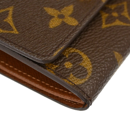Louis Vuitton Monogram Porte Monnaie Plat Coin Case Wallet M61930