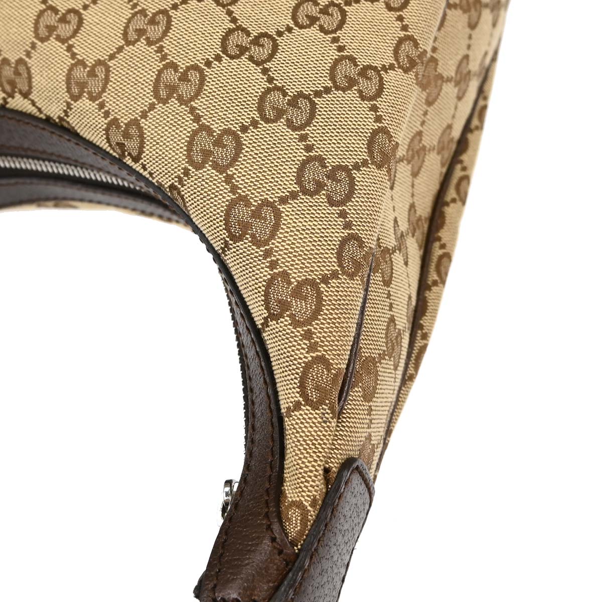 Gucci Beige Canvas GG Sherry Line Handbag