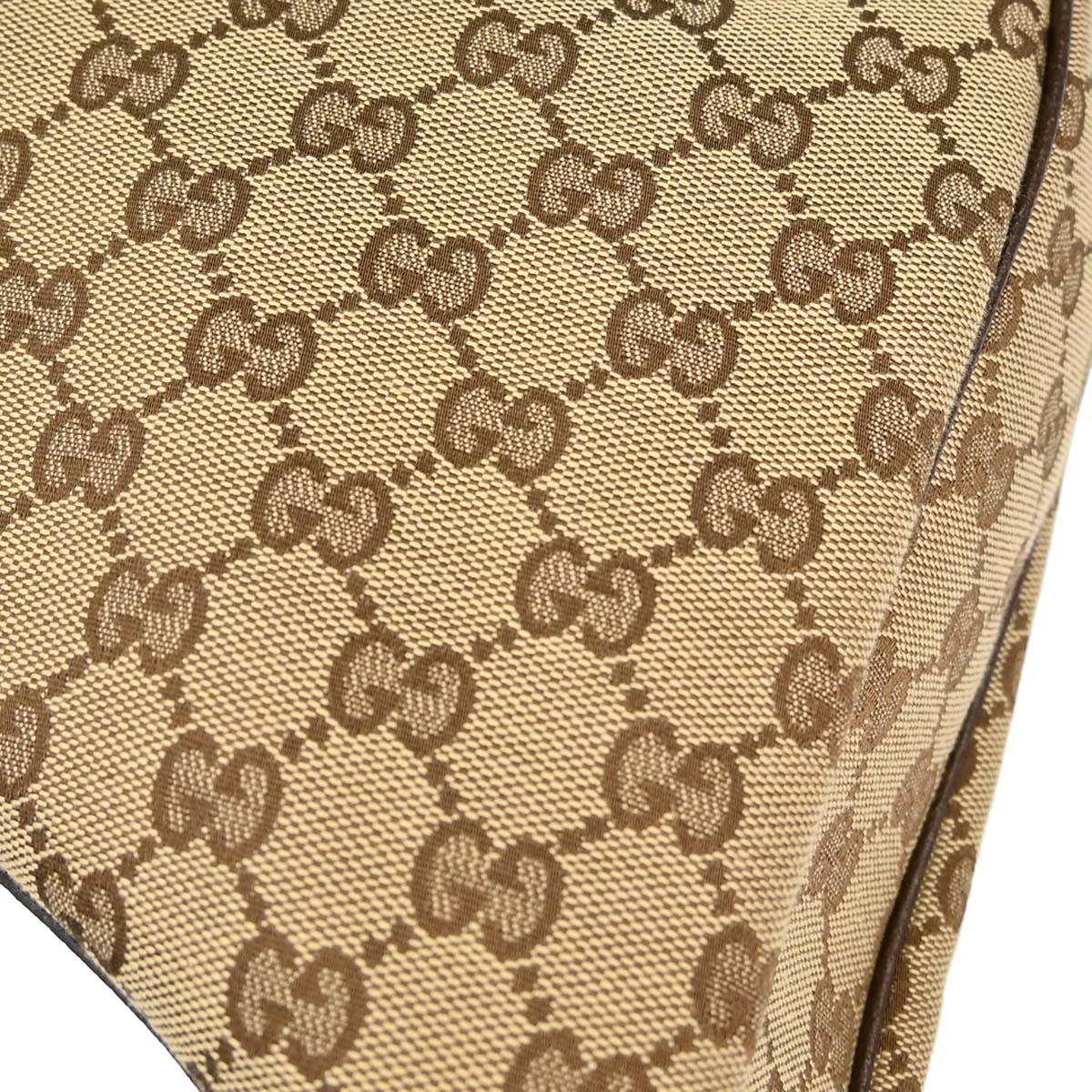 Gucci Beige Canvas GG Sherry Line Handbag