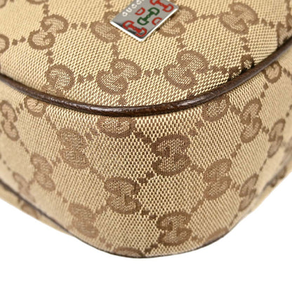 Gucci Beige Canvas GG Sherry Line Handbag