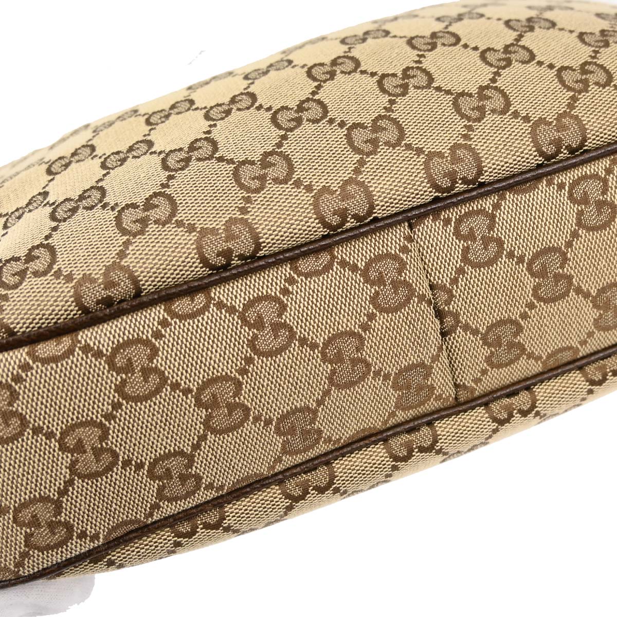 Gucci Beige Canvas GG Sherry Line Handbag