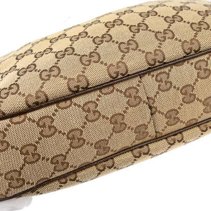 Gucci Beige Canvas GG Sherry Line Handbag