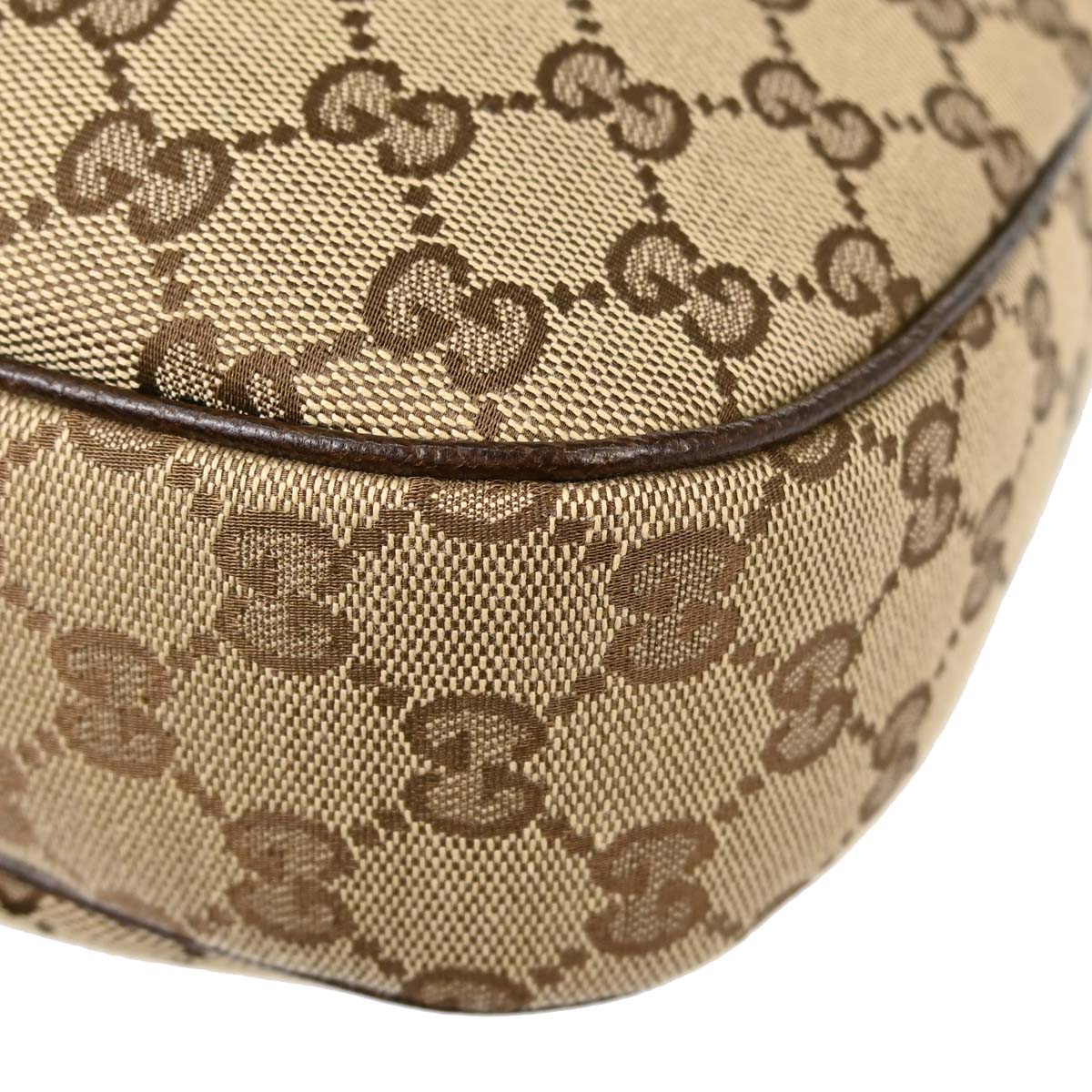 Gucci Beige Canvas GG Sherry Line Handbag