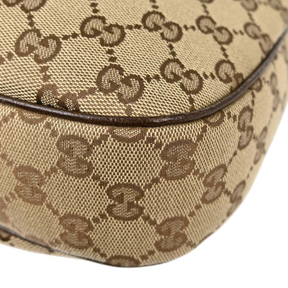 Gucci Beige Canvas GG Sherry Line Handbag