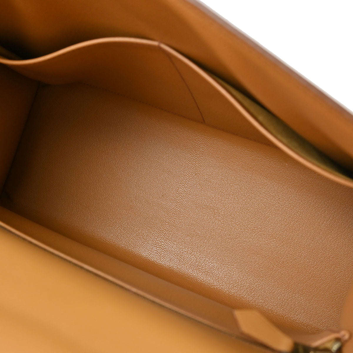 Hermes Rouge H Natural Box Calf Kelly 32 Sellier 2way Shoulder Handbag