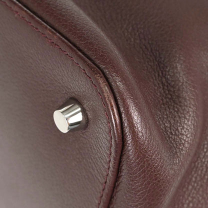 Hermes Bordeaux Evercolor Toolbox 26 2way Shoulder Handbag