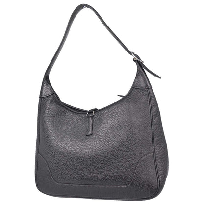 Hermes Graphite Buffalo Skipper Trim 31 Shoulder Bag