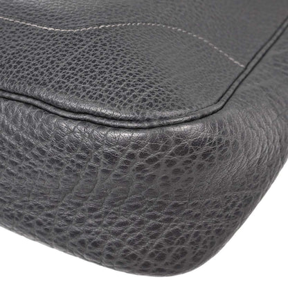 Hermes Graphite Buffalo Skipper Trim 31 Shoulder Bag