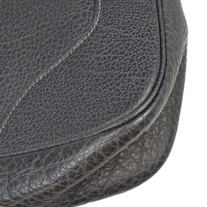 Hermes Graphite Buffalo Skipper Trim 31 Shoulder Bag