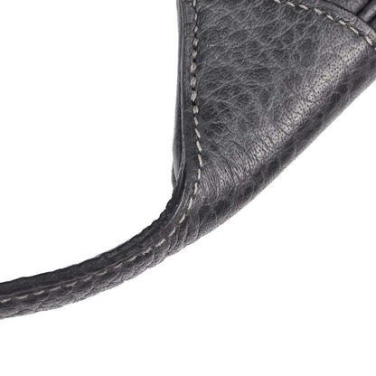 Hermes Graphite Buffalo Skipper Trim 31 Shoulder Bag