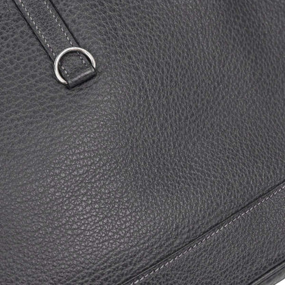 Hermes Graphite Buffalo Skipper Trim 31 Shoulder Bag