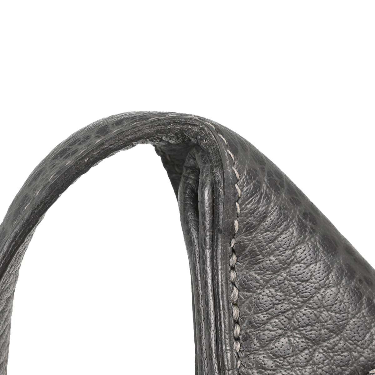 Hermes Graphite Buffalo Skipper Trim 31 Shoulder Bag
