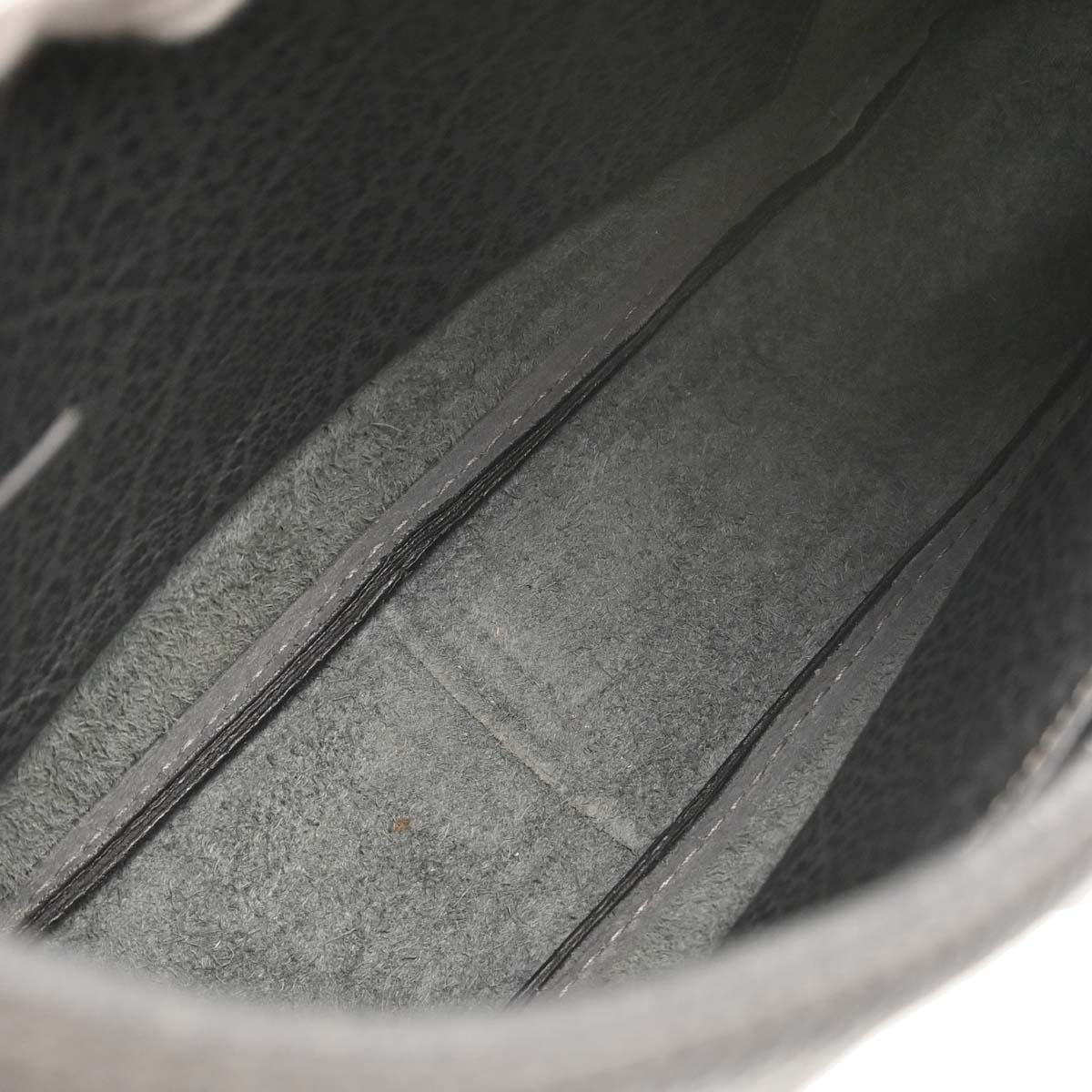 Hermes Graphite Buffalo Skipper Trim 31 Shoulder Bag