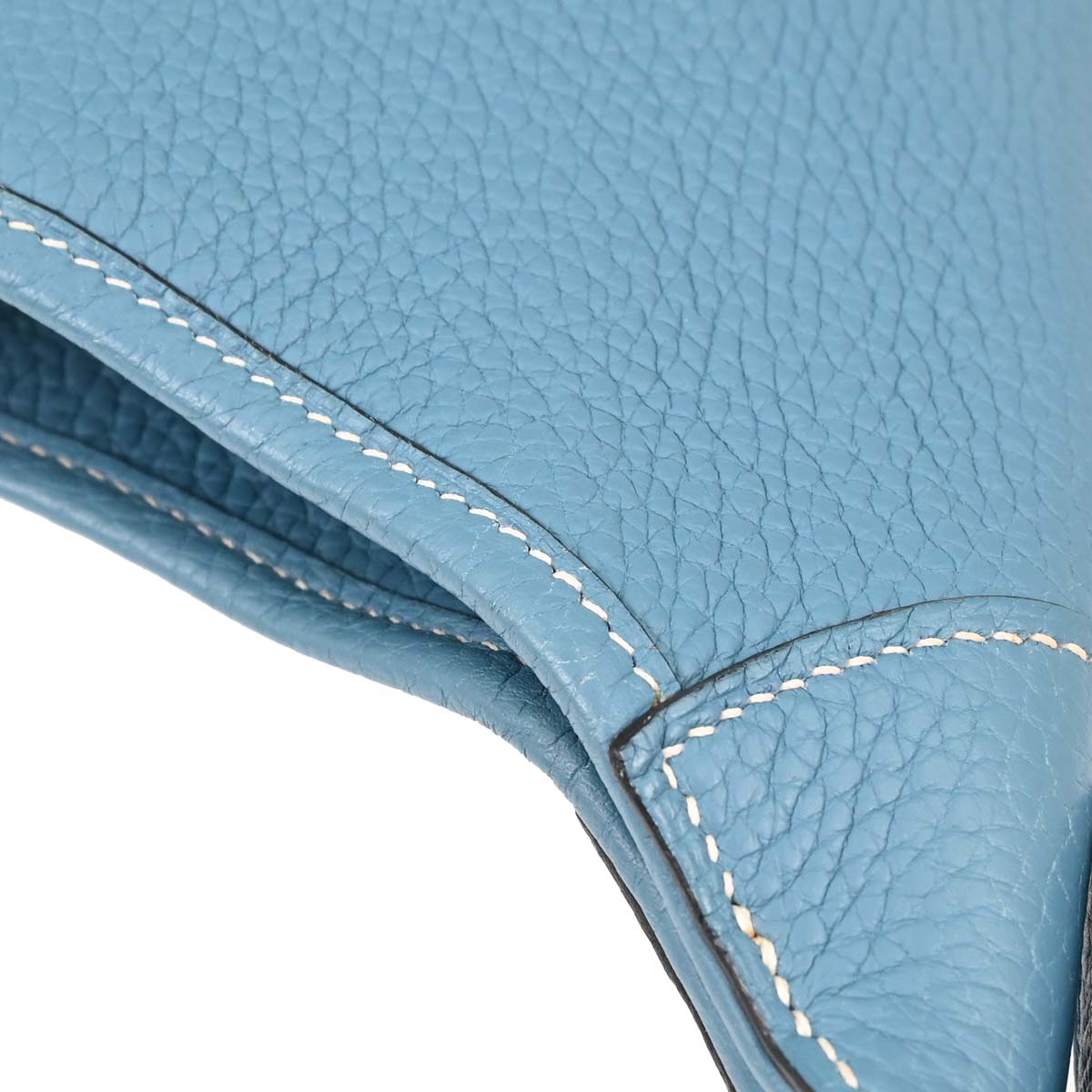 Hermes Blue Jean Taurillon Clemence Trim 31 Shoulder Bag