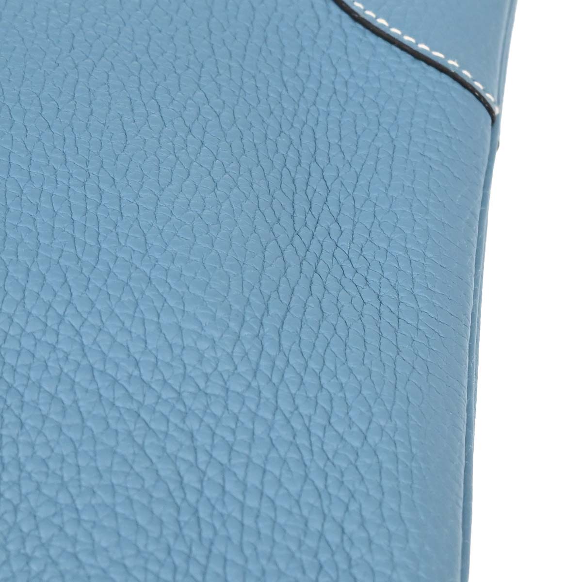 Hermes Blue Jean Taurillon Clemence Trim 31 Shoulder Bag