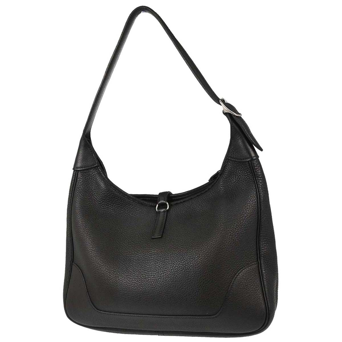 Hermes Black Taurillon Clemence Trim 31 Shoulder Bag