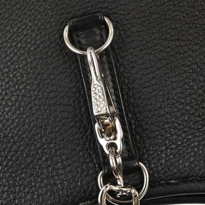 Hermes Black Taurillon Clemence Trim 31 Shoulder Bag