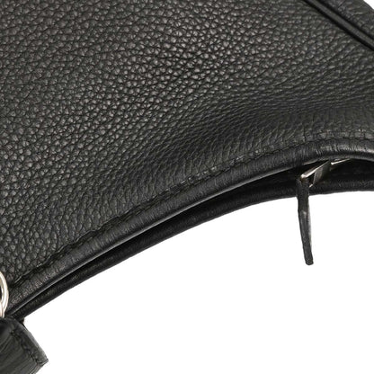 Hermes Black Taurillon Clemence Trim 31 Shoulder Bag