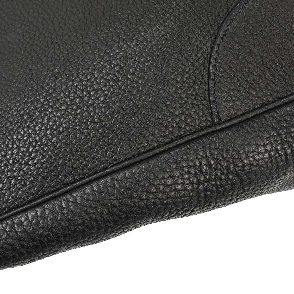 Hermes Black Taurillon Clemence Trim 31 Shoulder Bag