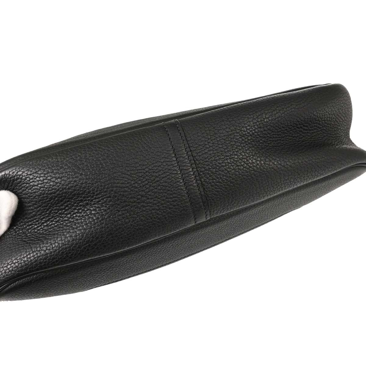 Hermes Black Taurillon Clemence Trim 31 Shoulder Bag
