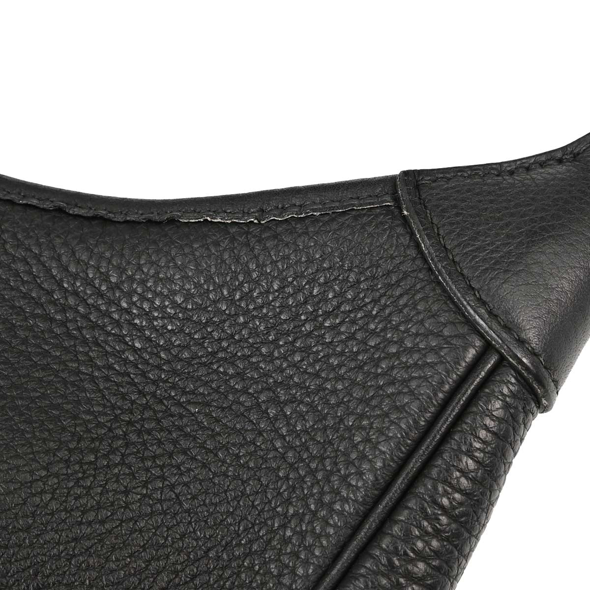 Hermes Black Taurillon Clemence Trim 31 Shoulder Bag