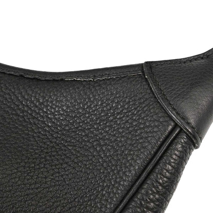 Hermes Black Taurillon Clemence Trim 31 Shoulder Bag