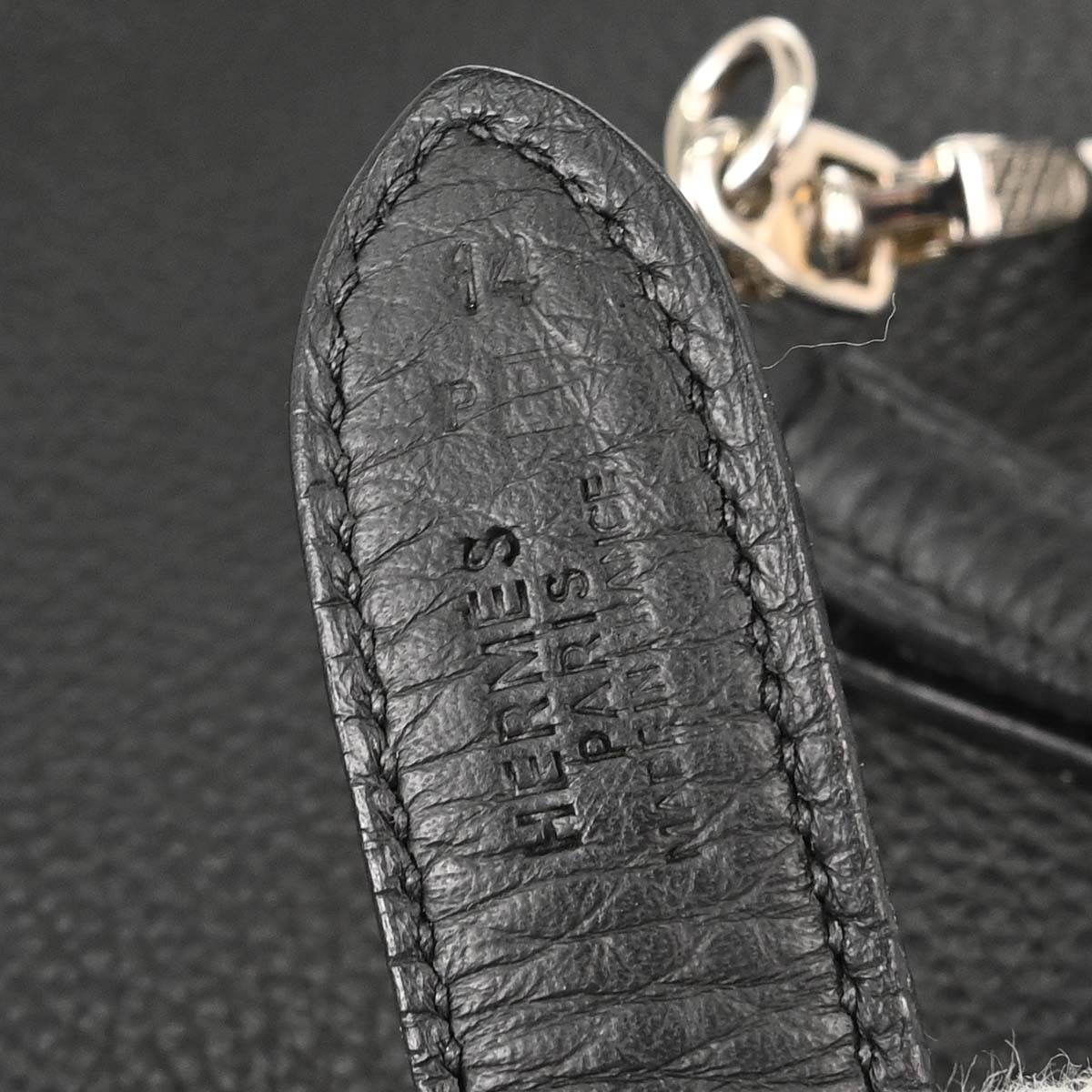 Hermes Black Taurillon Clemence Trim 31 Shoulder Bag