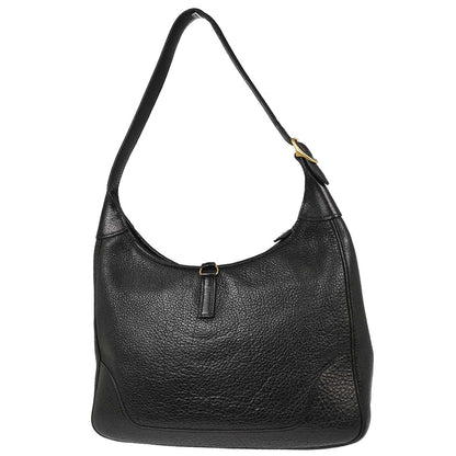 Hermes Black Buffalo Skipper Trim 31 Shoulder Bag