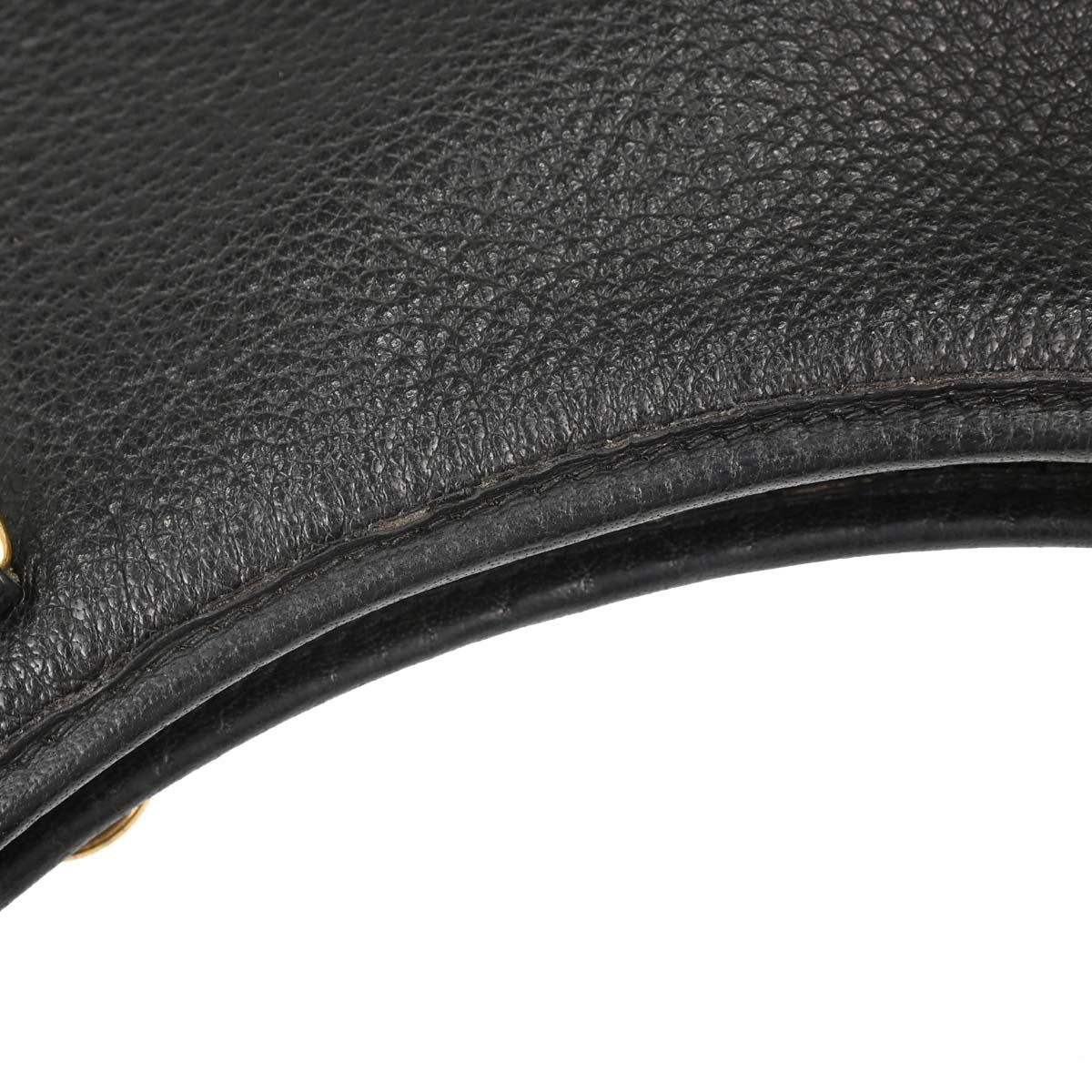 Hermes Black Buffalo Skipper Trim 31 Shoulder Bag