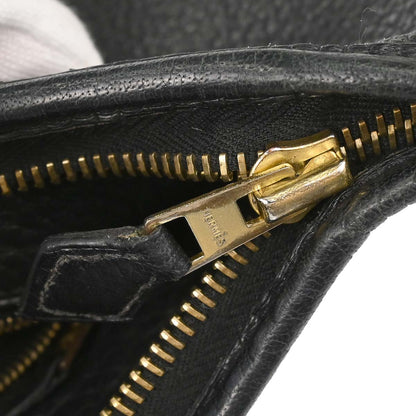 Hermes Black Buffalo Skipper Trim 31 Shoulder Bag