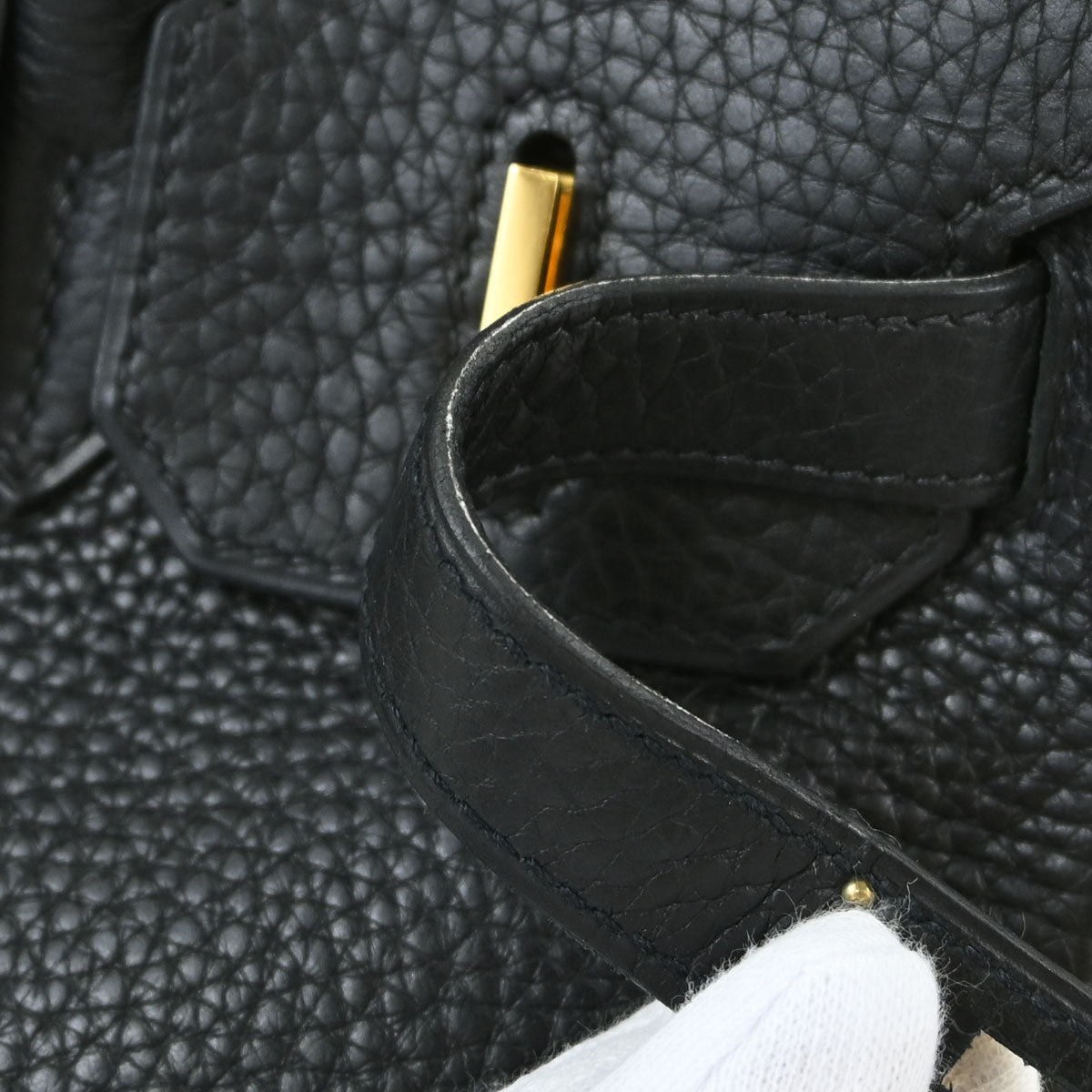 Hermes Black Togo Birkin 30 Handbag