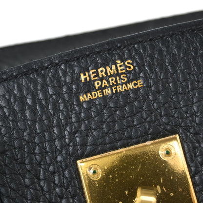 Hermes Black Togo Birkin 30 Handbag