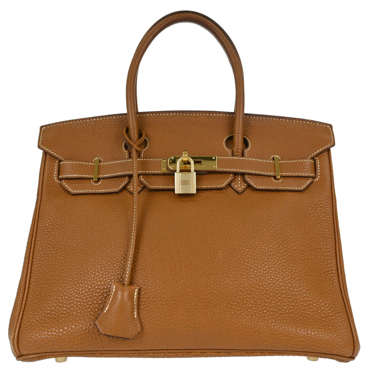 Hermes Gold Togo Birkin 30 Handbag
