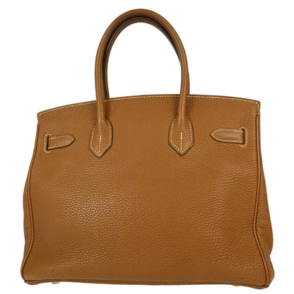 Hermes Gold Togo Birkin 30 Handbag