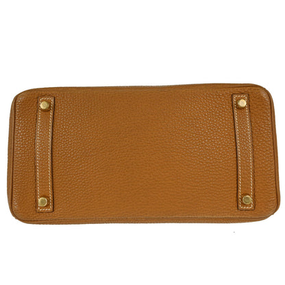 Hermes Gold Togo Birkin 30 Handbag