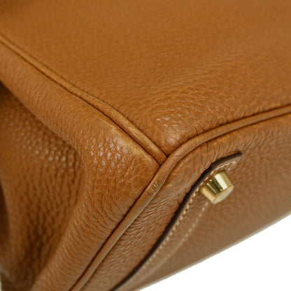 Hermes Gold Togo Birkin 30 Handbag