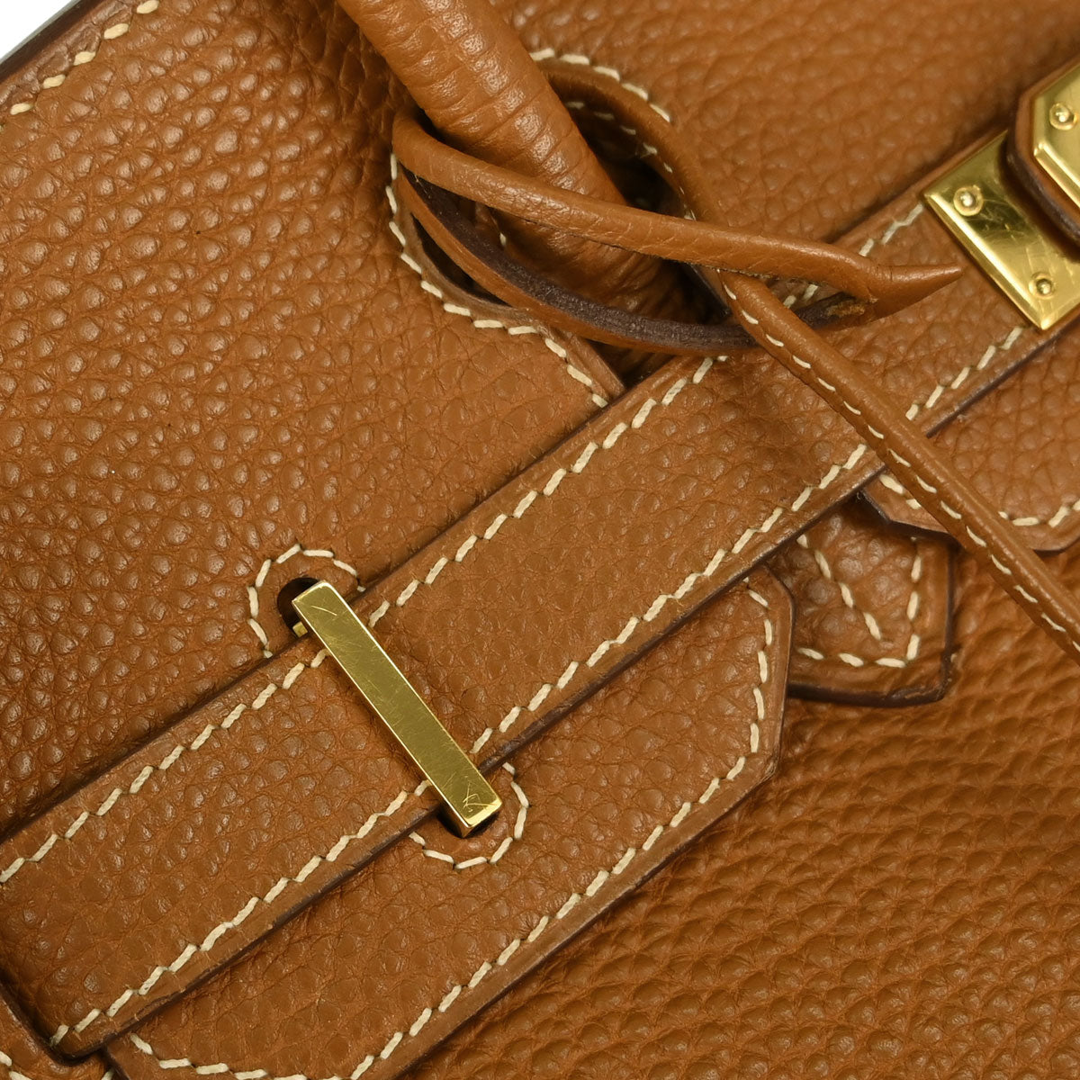 Hermes Gold Togo Birkin 30 Handbag