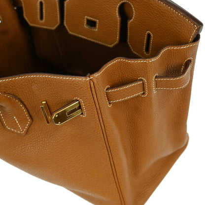 Hermes Gold Togo Birkin 30 Handbag