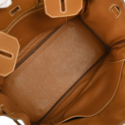 Hermes Gold Togo Birkin 30 Handbag