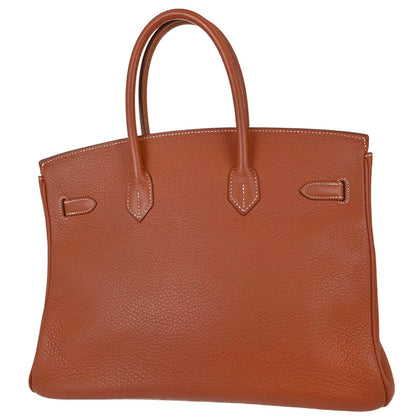 Hermes Fauve Togo Birkin 35 Handbag