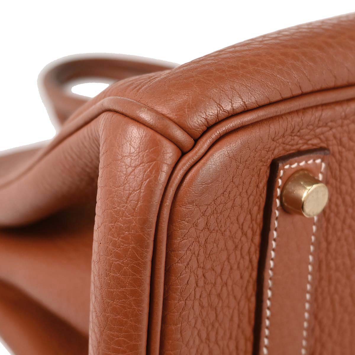 Hermes Fauve Togo Birkin 35 Handbag