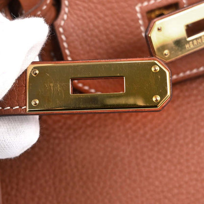 Hermes Fauve Togo Birkin 35 Handbag
