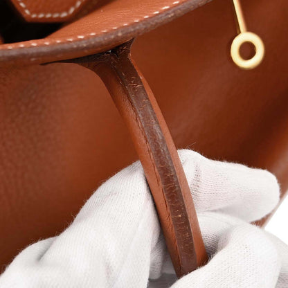 Hermes Fauve Togo Birkin 35 Handbag