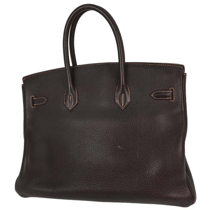 Hermes Havane Buffle Birkin 35 Handbag